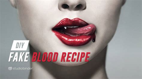 recipes for fake blood